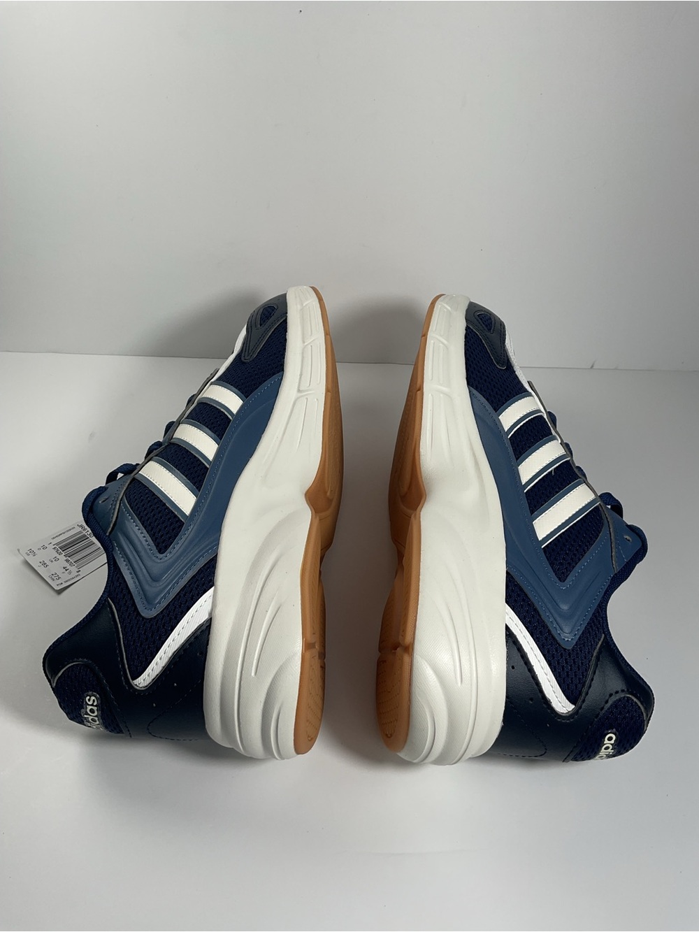 Adidas Cloudfoam Men’s Running Shoes Size 10.5 Blue White New Without Box - Picture 9 of 11